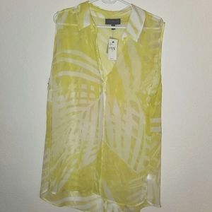 NWT - Sheer sleeveless Blouse
